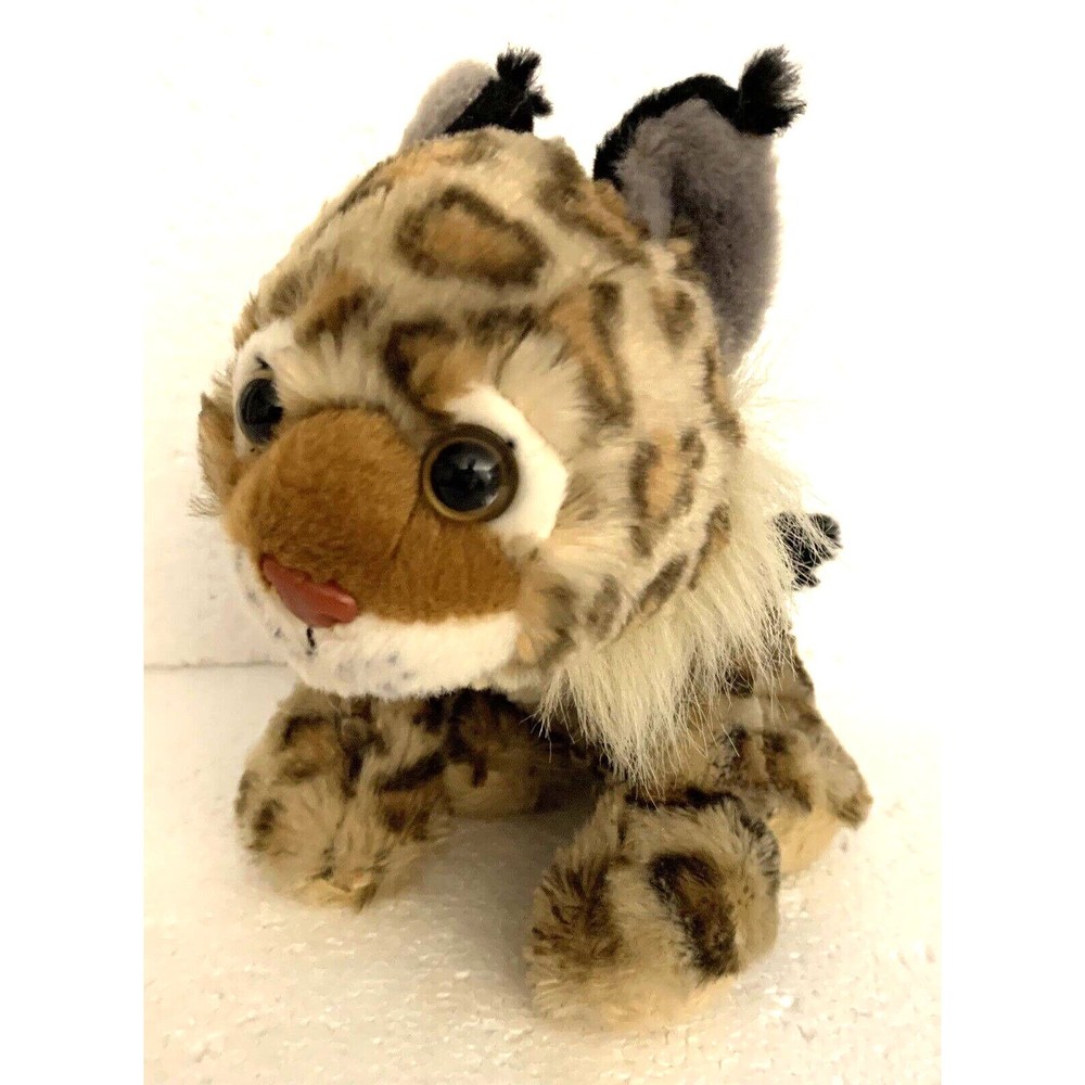 Baby Leopard Spotted Cub Plush Wild Republic Green Eyes Brown Nose Stuffed Toy